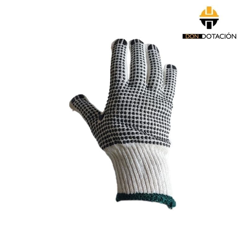Guante de Hilaza con Pepas PVC