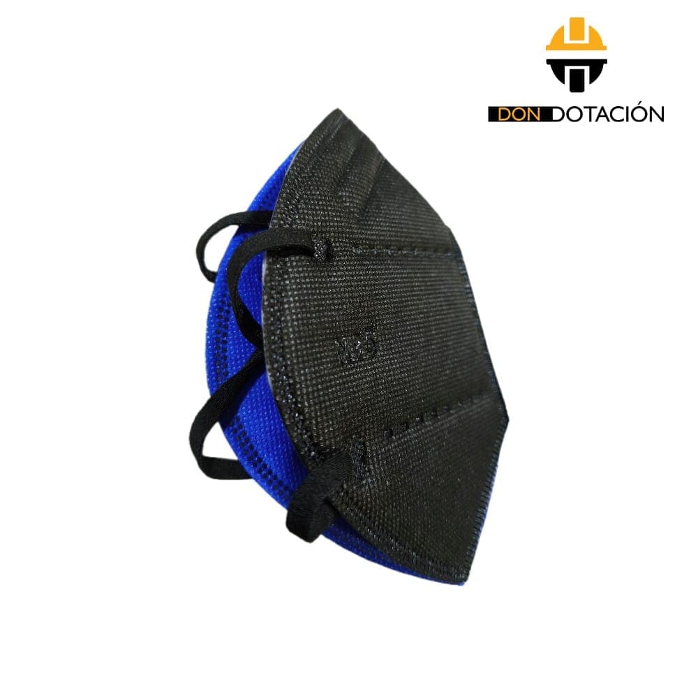 Tapabocas Negro Industrial N95 x100